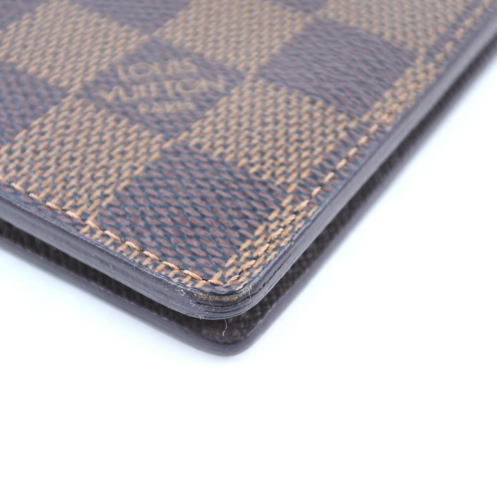 Louis Vuitton Кошелек Marco Bi-Fold N61675 Коричневый холст Damier мужской Б/У