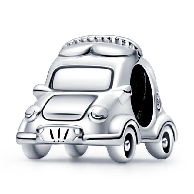 Fashion 100 %925 Sterling Silver Guitar Camera Biycle Flower Charms Pendant Bracelet Diy Jewelry Making