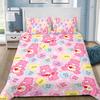 Милый Пушистики Пододеяльник Наволочка Постельное Белье Комплект Взрослый Мальчик Девочка Украшение Спальни Детский Подарок Односпальный Двуспальный Большой Размер
