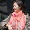 Spring And Summer Ethnic Style Flower Embroidery Silk Scarf Travel Cotton And Linen Embroidery Scarf Women'S Long Shawl