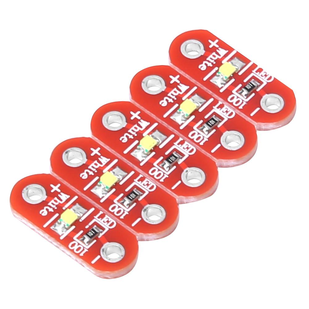 50 шт. Модуль светодиода LilyPad Белый Носимый Поверхностного Монтажа Светодиод DIY Комплект для Arduino 3 5В