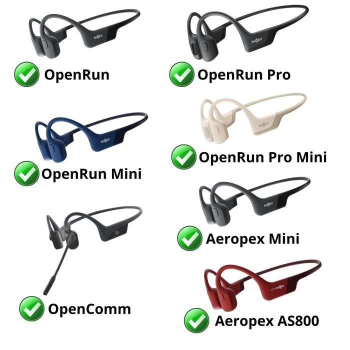 Charger - Phonillico® - Compatible AfterShokz - USB - 1m - Magnetic