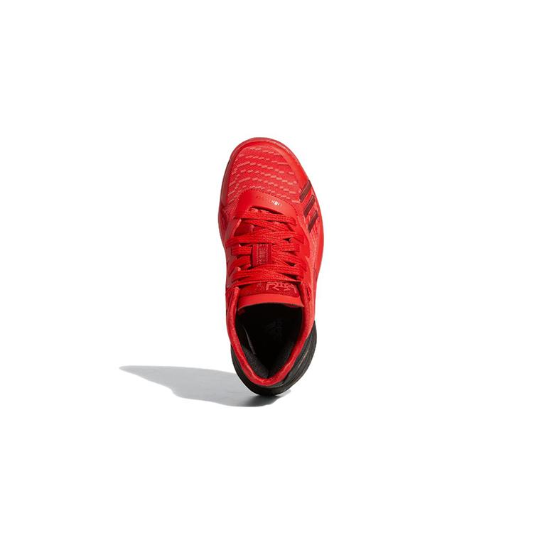 adidas ДОН. Номер 4 Mitchell 4 Износостойкие Износостойкие Низкие Баскетбольные Кроссовки Красные GW9013