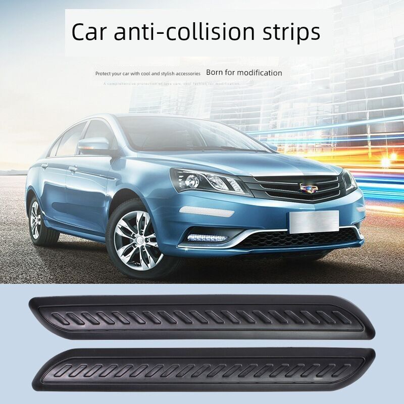 Car Anti-Collision Strip Bumper Anti-Scratch Soft Rubber Strip Decorative Sticker Anti-Scratch Sticker Body Anti-Collision Rubber Strip Universal