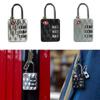 Zinc alloy 3 Digit Combination Lock Anti-theft Backpack Padlock Customs Password Lock  for Travel