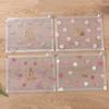 Cherry Blossom A4 Transparent Zipper Document Bag with Cartoon Pattern