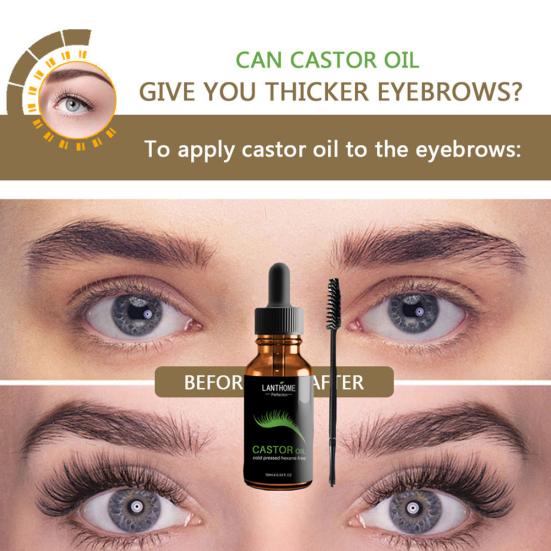 10 мл касторового масла для укрепления ресниц, питающего рост ресниц