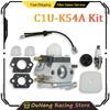Carburetor Carb Kit For Mantis 7222 7225 7230 7234 Tiller & Cultivator 2-Stroke Engine Replacement C1U-K54A 12520013123