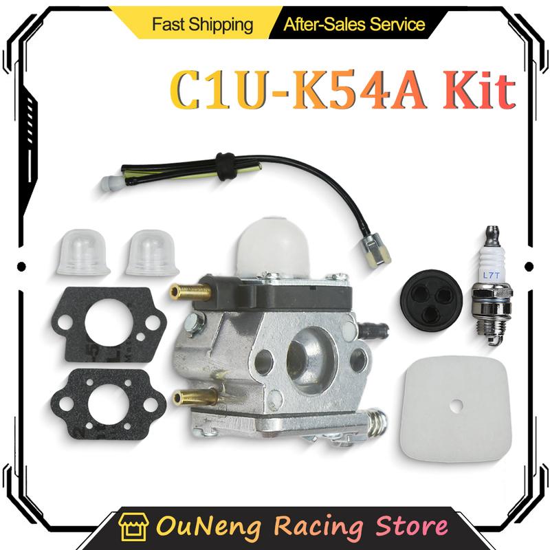Carburetor Carb Kit For Mantis 7222 7225 7230 7234 Tiller & Cultivator 2-Stroke Engine Replacement C1U-K54A 12520013123
