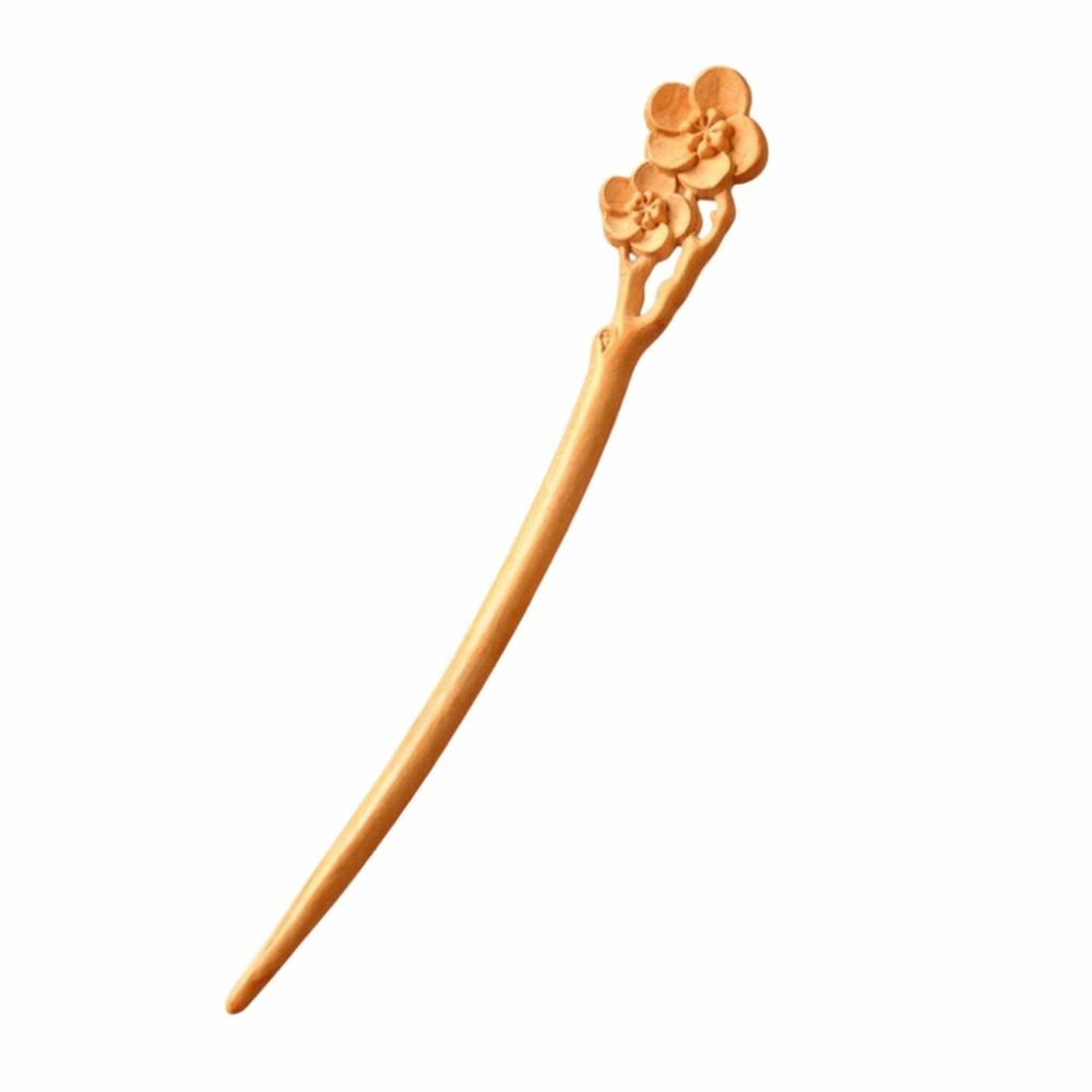 Updo Accessory Hanfu Hairpin Double-sided Carvings Ancient Style Hair Chopstick Women