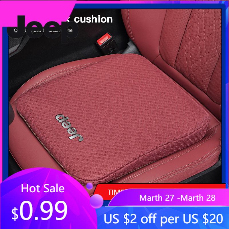 For Jeep Car Height Increasing Seat Cushion Thick Pad Soft Mat For Jeep Gladiator Cherokee Compass Patriot Willys Liberty Rub