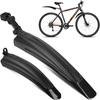 Favuit Bicycle Adjustable Angle Fender Durable and Lightweight Front and Rear Universal Bicycle Accessories for Road Cross and Kids Mudguards, Set,