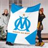 1pc Marseille Theme Blanket - Digital Print, Polyester, Cozy for All Seasons, Perfect for Outdoor, and Travel