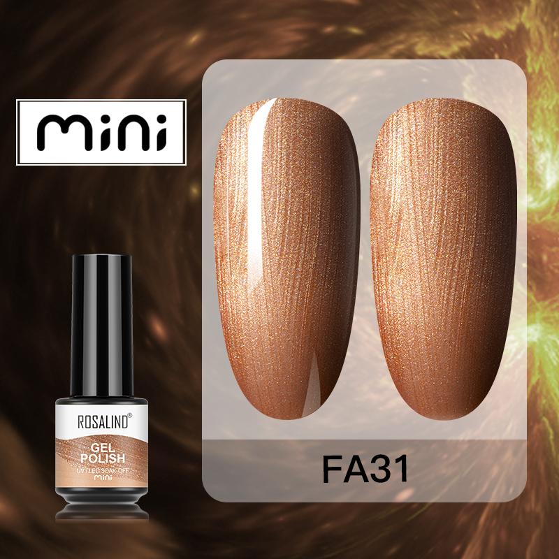 ROSALIND Гель-лак для ногтей Полуперманентный гель УФ-лак Гибридная основа и верхнее покрытие Праймер Гель-лак с блестками «кошачий глаз» Клей для ногтей