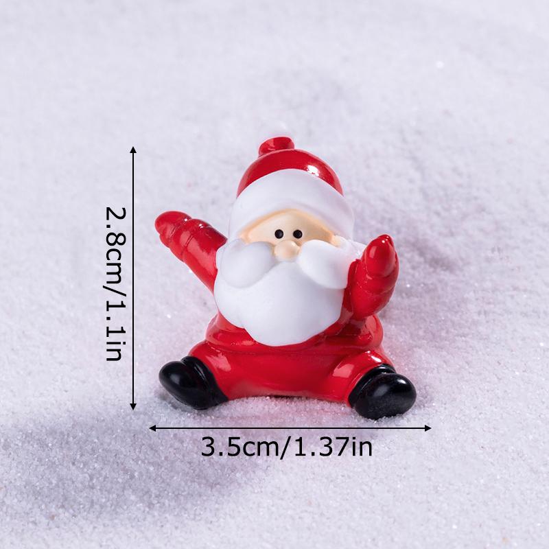 1PC Creativity DIY Resin Ornaments Micro Landscape Gift Mini Accessories Christmas Decorations Adorn