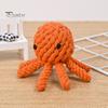 Interactive Cotton Rope Dog Toy Cute Rabbit Bear Giraffe Octopus Shape Dog Chew Toy Bite-resistant Pet Squeaky