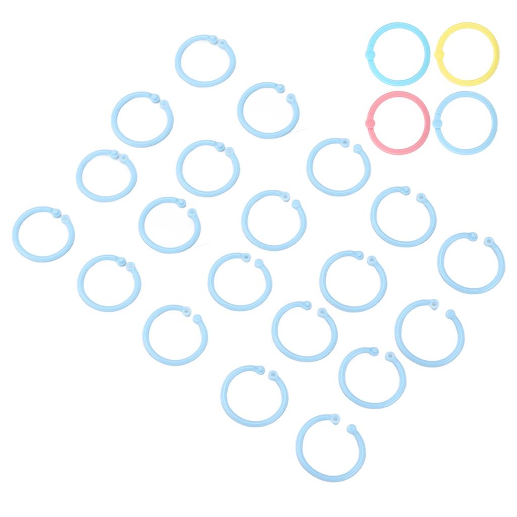 20 шт. Гибкая пряжка для листов книги 30 мм, одинарная бумага для картотек