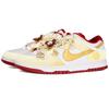 Nike Dunk Nike Wedding Shoes Couple Abrasion Resistant Lightweight Low top Skateboard Shoes Unisex Red Gold DD1391-002(Team562-)
