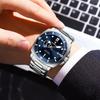 Роскошные Модные Мужские Часы Водонепроницаемые Светящиеся Дата Нержавеющая Сталь Мужские Часы Кварцевые Деловые Мужские Часы Reloj