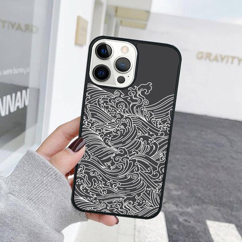 Модный абстрактный арт, линия, волна, чехол для телефона для iPhone 17 Air 15 16e 11 13 14 Pro Max 12 Plus Max Fundas