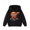 Speed Cyclone Car Team Monster Flame Car Children's Hoodies Boys and Girls' Clothing Autumn and Winter Warm Children's Hoodies