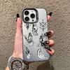 Лазерный чехол для телефона с комбинацией персонажей аниме для iPhone 13 12 Mini 11 Pro Max 16 15 14 Pro Max Plus Ударопрочная задняя крышка Fundas