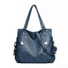 Women's Handbag Luxury Soft Leather Women's Underarm Shoulder Bag Retro Solid Color Large Capacity Mother Bag