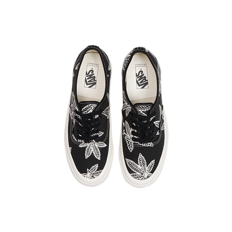 Vans Кроссовки унисекс OG Authentic LX Sweet Leaf — черные, белые VN0A4BV94JN