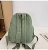 Washed Canvas Schoolbag Women's Casual Backpack College Students' Casual Class Backpack