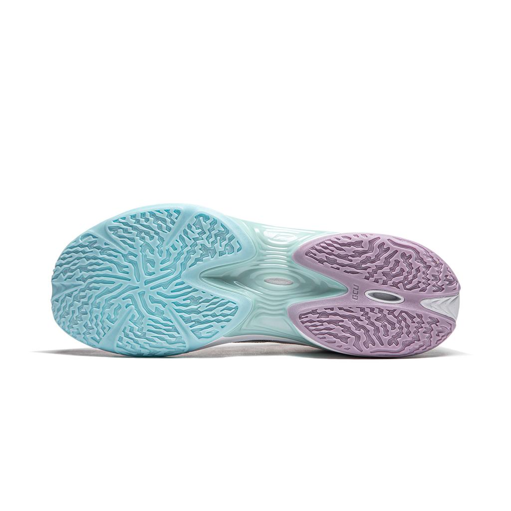 Li-Ning Суперлегкие 2024 Color Cloud Shock Absorbing Non-Slip легкие низкие баскетбольные кроссовки Rebound мужские кроссовки Standard-White ABAU011-4