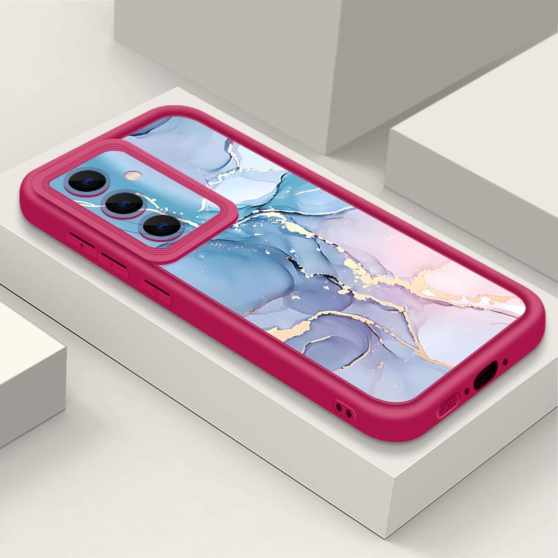 Акварельный мраморный чехол для Samsung S26 S25 Ultra S24 S23 Plus S22 S21 FE A54 A15 A25 A35 A55 A16 A26 A36 A56 A17 A27 A37 A57 5G Ударопрочный чехол