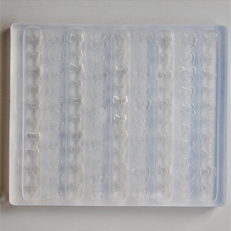 Креативный силиконовый молд для нейл-арта для легкого создания узоров. Мягкие материалы подходят для различных форм и длины ногтей.