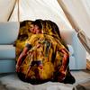 1pc Soccer7 (4) Theme Blanket - Digital Print, Polyester, Cozy for All Seasons, Perfect for Outdoor, Camping, and Travel
