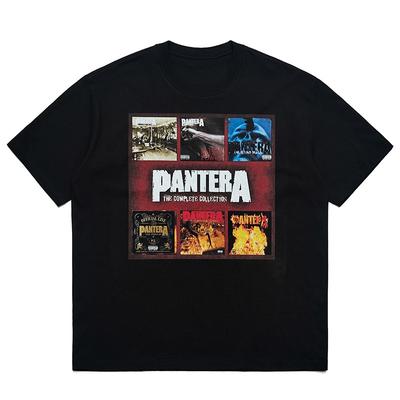 Коллекция PANTERA 2025 года, хипстерская футболка для мужчин и женщин в стиле трэш-метал, гигантский рок, тяжелый хлопок, американская