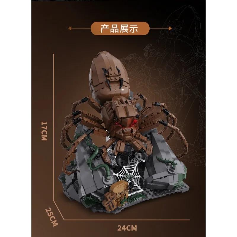 Коллекционная модель восьмиглазого паука, детские развивающие строительные блоки, игрушки для мальчиков и девочек, подарки на День защиты детей