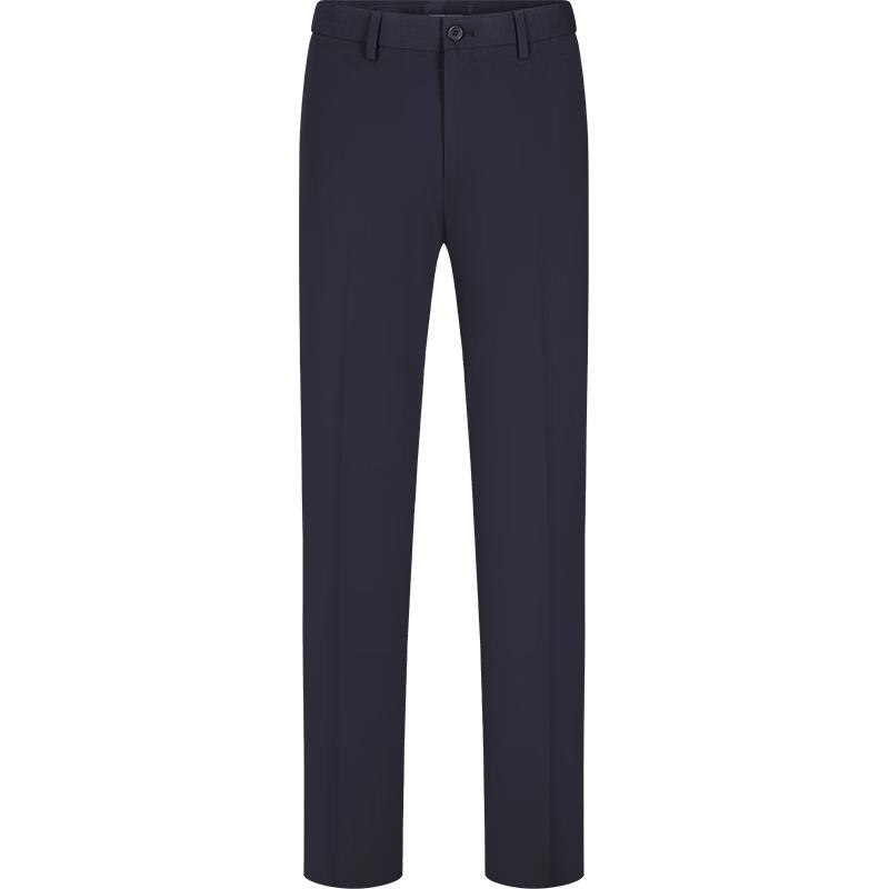 SEVEN Men's Iron-Free Slim Fit Business Trousers