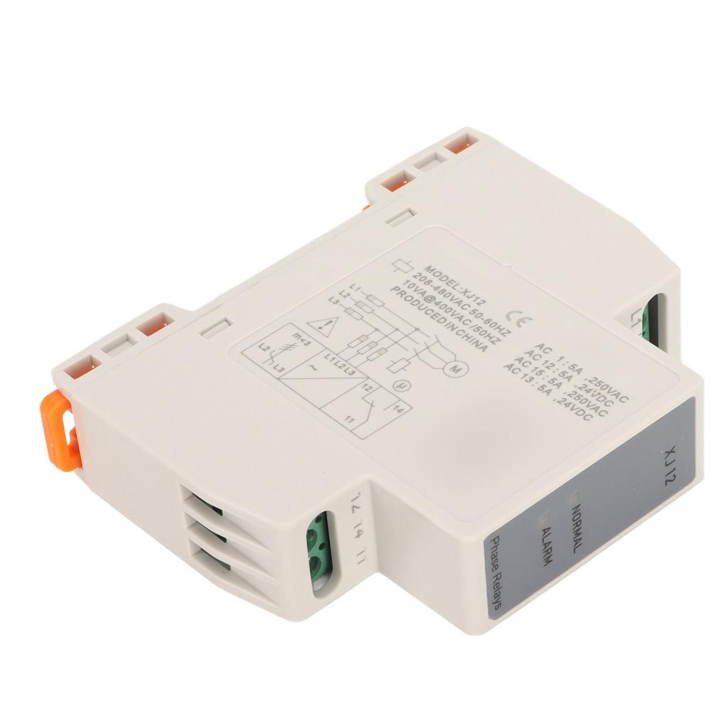 Реле последовательности фаз Корпус ПК Легкое Стабильное реле потери фазы для двигателя лифта 208–480 В переменного тока