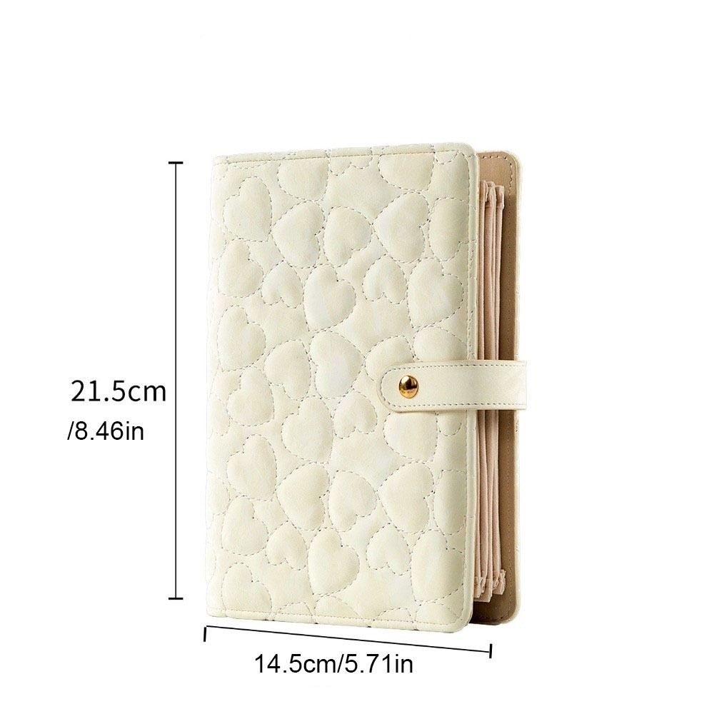 Waterproof Necklace Binder Love Heart Necklace Binder Display Box Jewelry Storage Book Gift