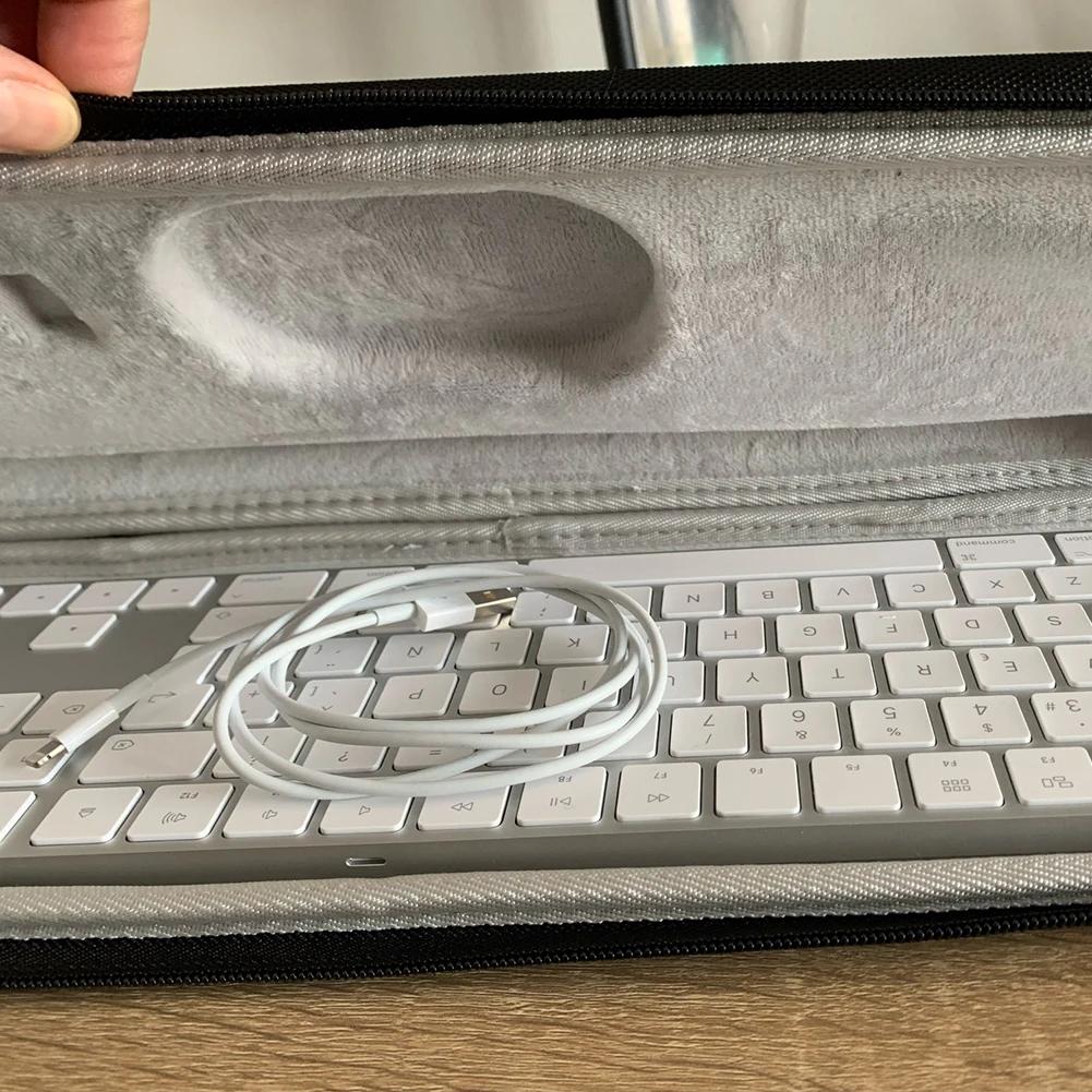 Твердый чехол EVA для беспроводной клавиатуры MX Keys, двойные молнии, противоударный и водонепроницаемый, коробка для хранения механической игровой клавиатуры