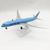 30 см B787 Korean Air Модель самолета Смоляная копия Миниатюрная модель самолета Детские игрушки с шасси Колеса Игрушки для мальчика Подарок