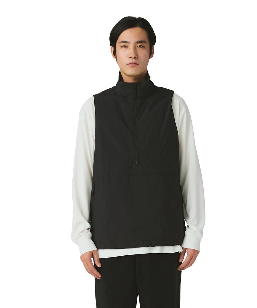 Snow Peak Nylon Tussah Utility Storage Vest Size M JK-25AU009, Men's/Women's, Black,