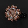 Korean Hair Claws Women Barrettes Flower Hair Clips Rhinestone Duckbill Clips Crystal Hairpins