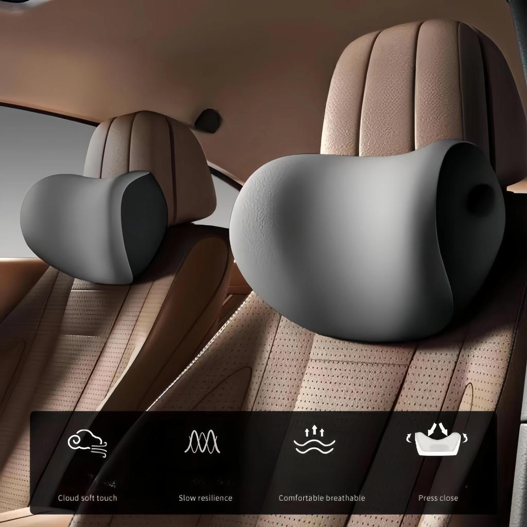 1/2 шт. Автомобильный подголовник из пены с эффектом памяти, подушка для поясницы, автомобильные принадлежности, подушка для поддержки поясницы, автомобильная подушка для поясницы для снятия усталости, офисный подголовник