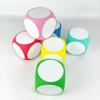 DIY Blank Dice Write On/Wipe Off Dice Portable Cleanable Blank Game Cubes for Classroom Teaching Dry Erase Outside Dice