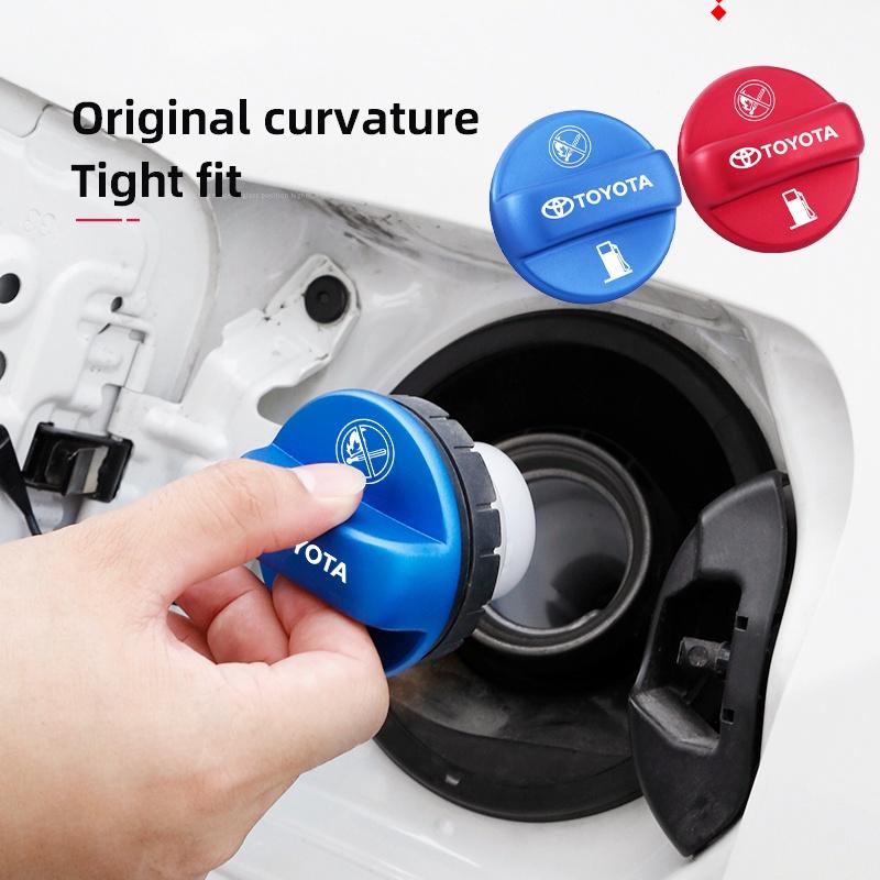 OKBY5 Car Oil Tank Protect Cover Refuel Fuel Tank Cap Accessories For Toyota Gazoo Racing TRD CROWN Corolla Yaris Chr Auris Rav4 Prius