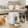 2025 New 2L Smart Wifi Pet Feeder Automatic Cat and Dog Food Dispenser App Controlled Timer Regular and Quantitative Feeding