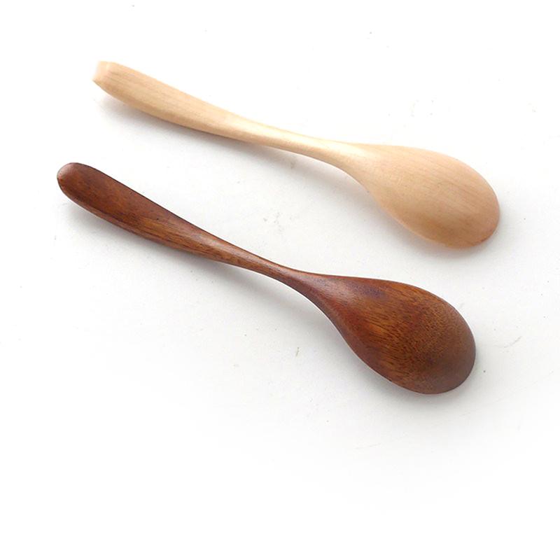 Деревянная ложка для меда Кофейная ложка Мороженое Конфеты Чайная ложка Рисовая ложка