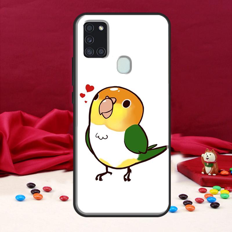 Parrot Bird Case For Samsung Galaxy A34 A54 A14 A12 A52 A22 A32 A42 A72 A13 A33 A53 A50 A51 A71 Coque