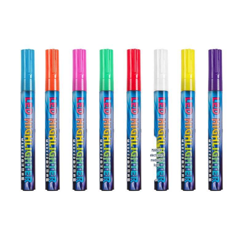 Флуоресцентный маркер для пчел: Безопасно для пчел, Наклонный кончик, Светится для световых досок