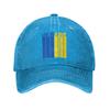 Ukraine Flag Casual Baseball Cap Outdoor Gym Trucker Hat Spring SunProof Women Unisex Street Style Snapback Cap
